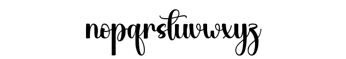 Queensy Font LOWERCASE