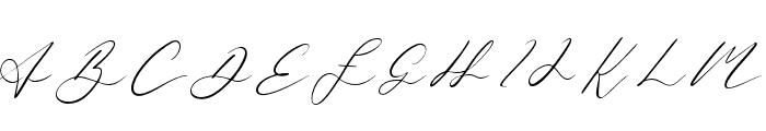 Quensialy-Signature Font UPPERCASE