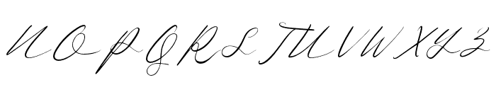 Quensialy-Signature Font UPPERCASE