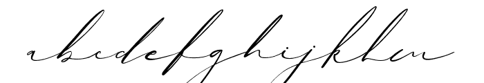 Quensialy-Signature Font LOWERCASE