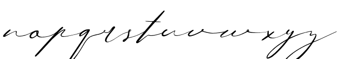 Quensialy-Signature Font LOWERCASE