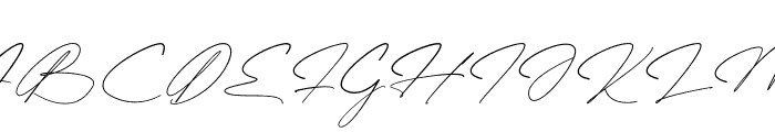 Quenttine Signature Regular Font UPPERCASE