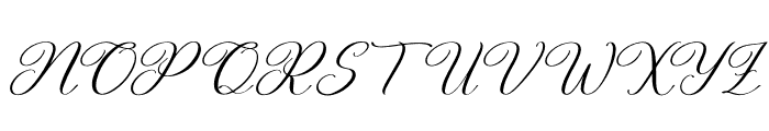 Quentty Italic Font UPPERCASE