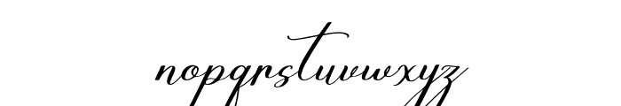 Quentty Italic Font LOWERCASE