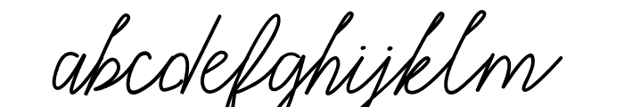 Quetes Signature Font LOWERCASE