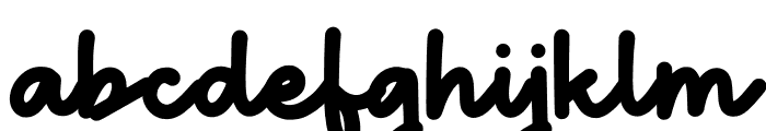 Quichflour Font LOWERCASE