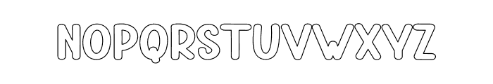 Quick Bubble Font LOWERCASE