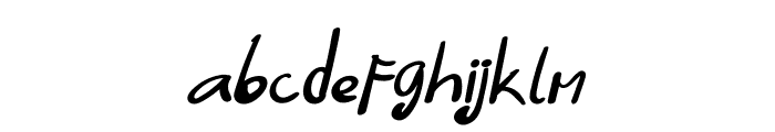 Quick Butterfly Font LOWERCASE
