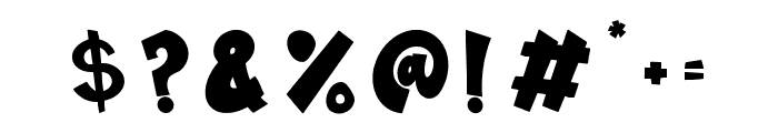 Quick Funny Font OTHER CHARS