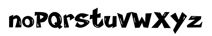 Quick Monster Font LOWERCASE