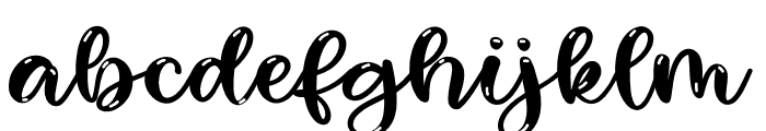 Quick Quill Font LOWERCASE