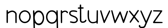 Quick Simple Font LOWERCASE