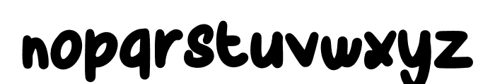 Quick Thick Font LOWERCASE