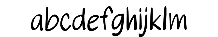 Quick and Simple Regular Font LOWERCASE