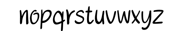 Quick and Simple Regular Font LOWERCASE