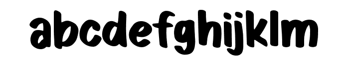 QuickBoRegular Font LOWERCASE