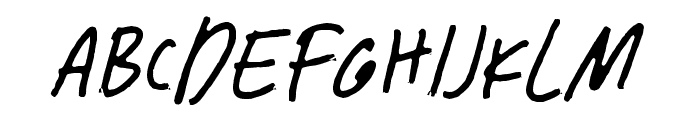 QuickWriters-Light Font LOWERCASE