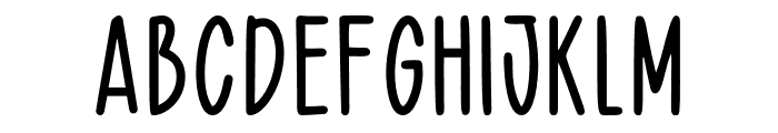 Quickly Freehand Font UPPERCASE