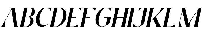 Quickly Gone Italic Font UPPERCASE