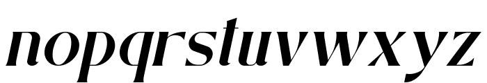 Quickly Gone Italic Font LOWERCASE