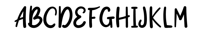 Quickly Grow Font LOWERCASE