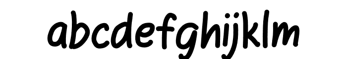 Quickory Regular Font LOWERCASE