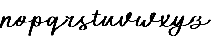 Quickrown Font LOWERCASE