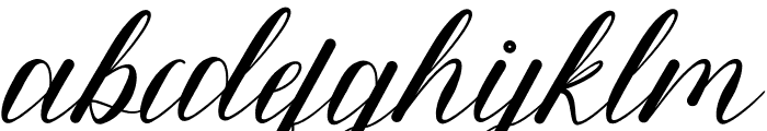 Quickstep Font LOWERCASE