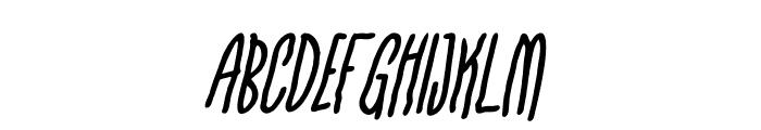 Quiddity Italic Font UPPERCASE