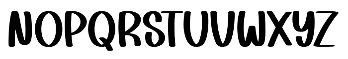 Quiet Night Regular Font UPPERCASE