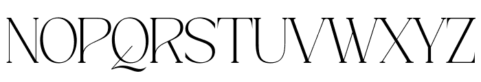 Quigaro Font UPPERCASE