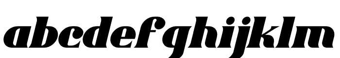 Quihk Italic Font LOWERCASE