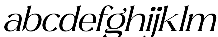 Quillen Italic Font LOWERCASE