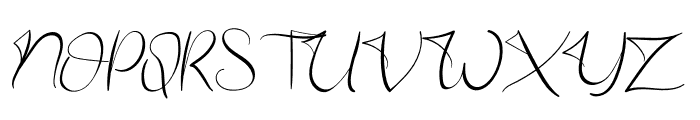 Quillya Font UPPERCASE