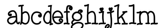 QuincyBold Font LOWERCASE