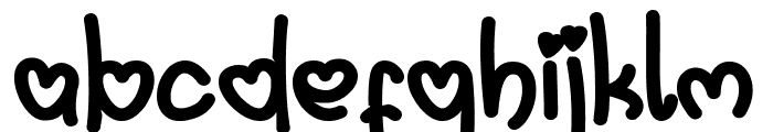 Quinlophe Extra Bold Bold Font LOWERCASE