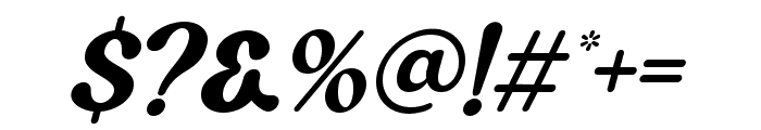 Quinnie Italic Font OTHER CHARS