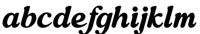 Quinnie Italic Font LOWERCASE