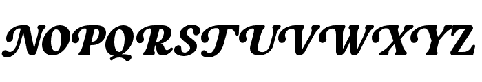 QuinnieItalic Font UPPERCASE