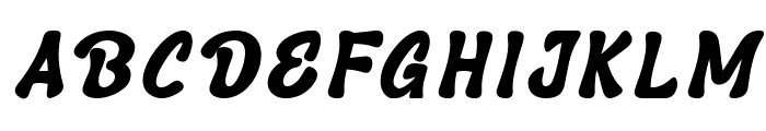 Quinols Italic Font UPPERCASE
