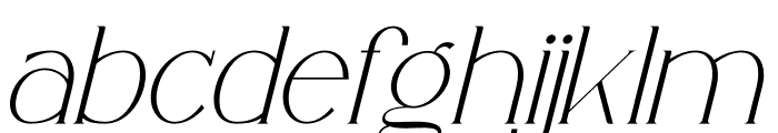 Quinsegi Italic Font LOWERCASE