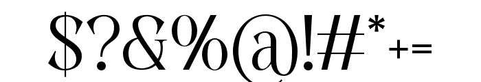 Quinshe-Regular Font OTHER CHARS