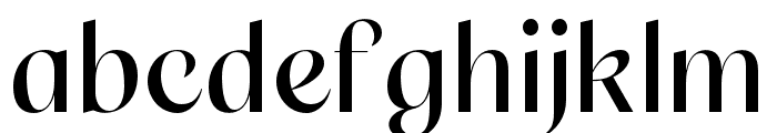 Quinshy-Regular Font LOWERCASE