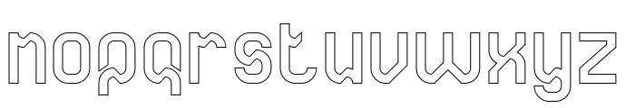 Quintessential-Hollow Font LOWERCASE