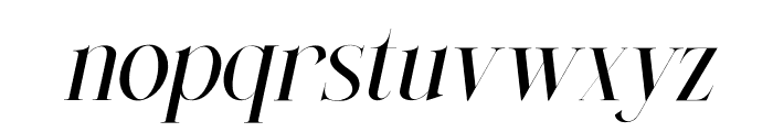 Quirell Italic Font LOWERCASE