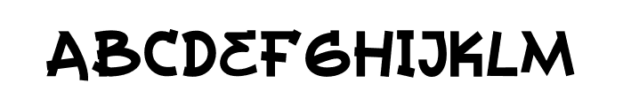 Quirick Font LOWERCASE