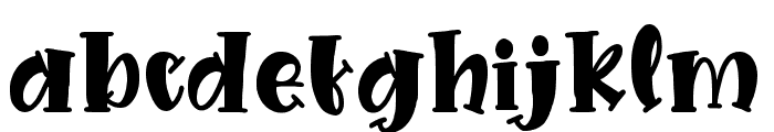Quirkid A Font LOWERCASE