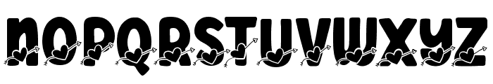 Quirky Cupid Font UPPERCASE