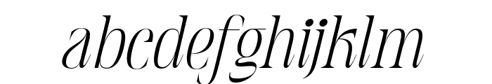 Quirky Fashion Italic Font LOWERCASE