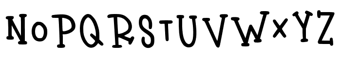 Quirky Fun Font LOWERCASE